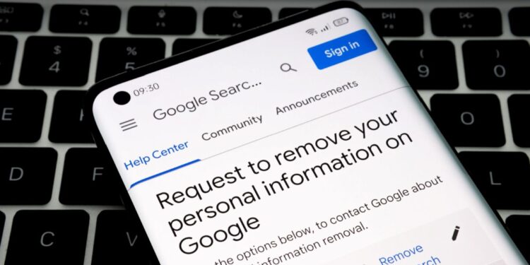 Personal Information from Google