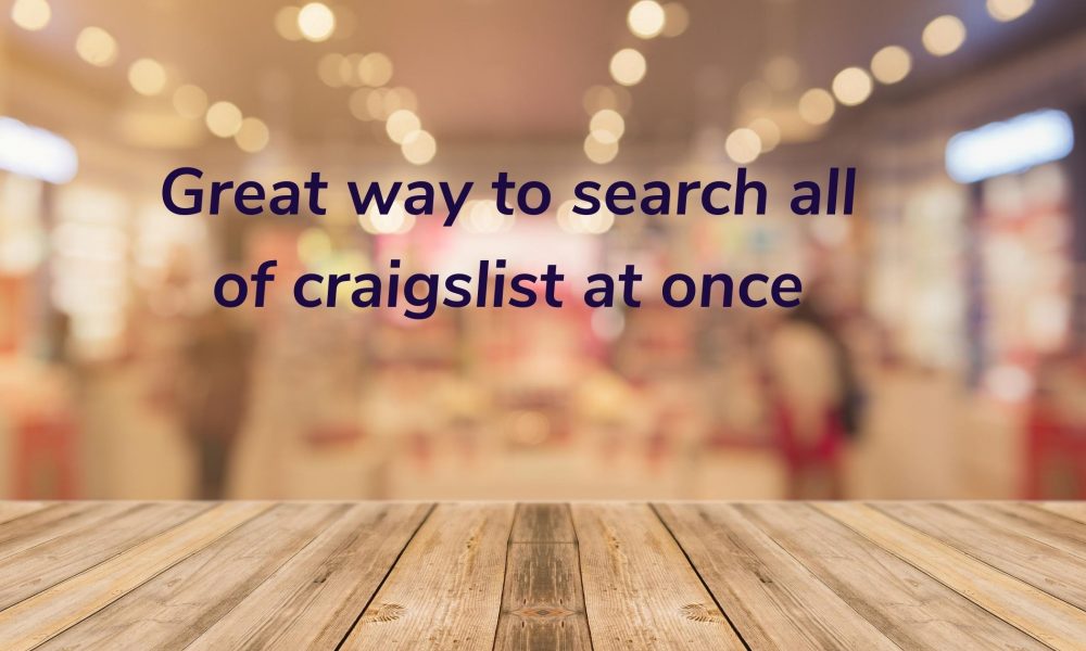 Great way to search all of craigslist at once
