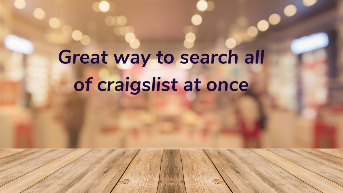 search all craigslist