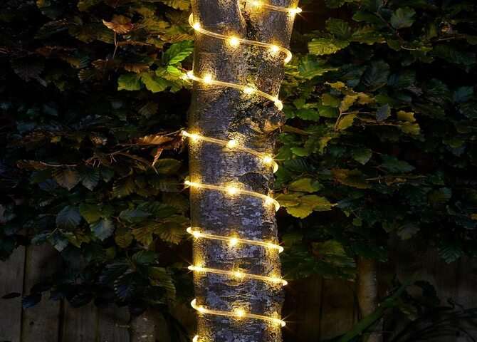 Outdoor Lighting with Rope Light