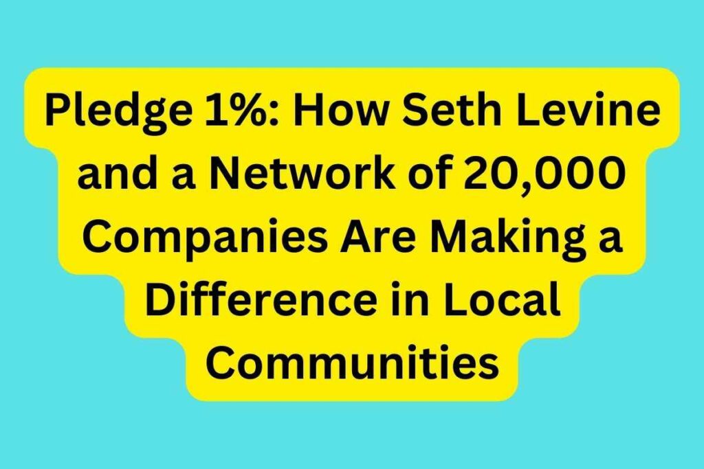 Pledge 1%: