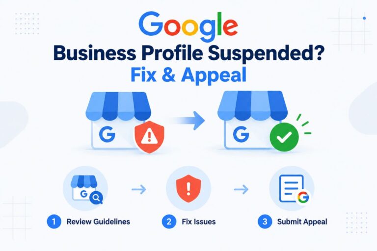Google Business Profile Suspended Fix & Appeal